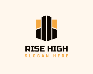 High Rise Skyscraper Realtor Condominium logo design