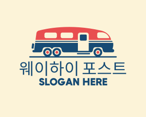 Hip Trailer Camper Van logo design