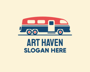 Hip Trailer Camper Van logo design