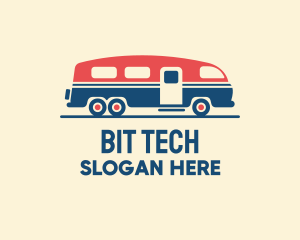 Hip Trailer Camper Van logo design