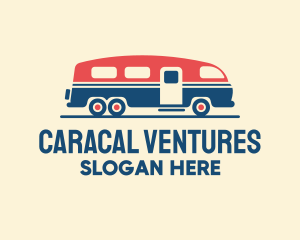 Hip Trailer Camper Van logo design