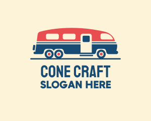 Hip Trailer Camper Van logo design