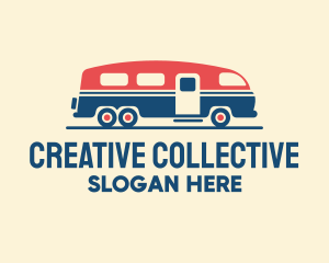 Hip Trailer Camper Van logo design