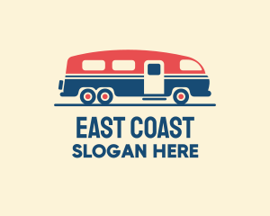 Hip Trailer Camper Van logo design