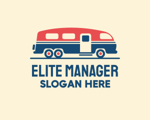 Hip Trailer Camper Van logo design