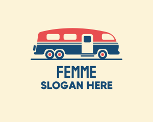 Hip Trailer Camper Van logo design