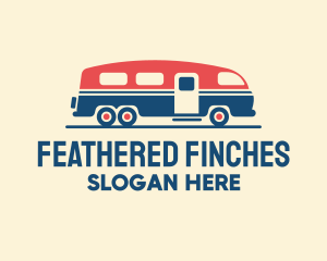 Hip Trailer Camper Van logo design