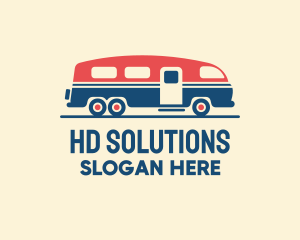 Hip Trailer Camper Van logo design