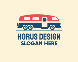 Hip Trailer Camper Van logo design