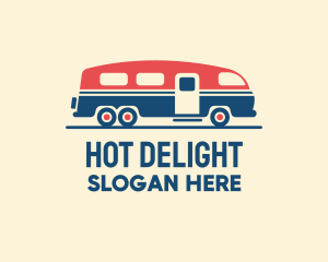 Hip Trailer Camper Van logo design