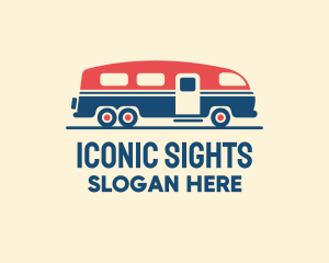 Hip Trailer Camper Van logo design