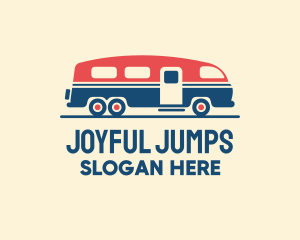 Hip Trailer Camper Van logo design