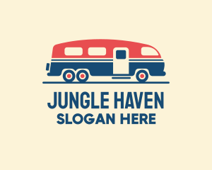 Hip Trailer Camper Van logo design