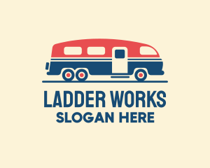 Hip Trailer Camper Van logo design