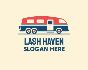 Hip Trailer Camper Van logo design