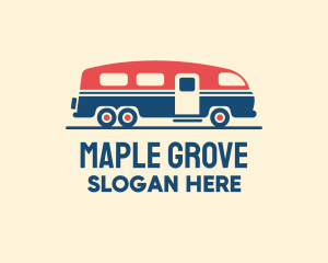 Hip Trailer Camper Van logo design