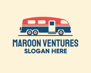 Hip Trailer Camper Van logo design