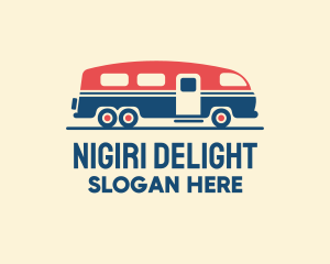 Hip Trailer Camper Van logo design