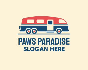 Hip Trailer Camper Van logo design