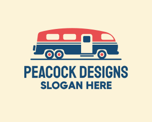 Hip Trailer Camper Van logo design