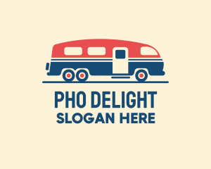 Hip Trailer Camper Van logo design