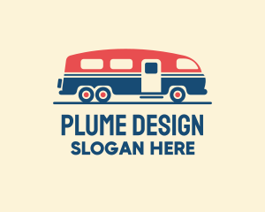 Hip Trailer Camper Van logo design