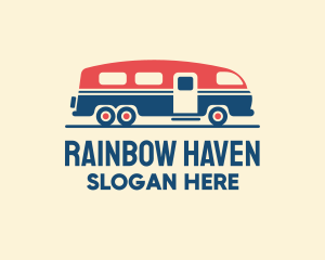 Hip Trailer Camper Van logo design