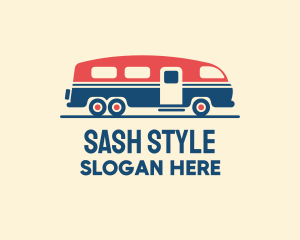 Hip Trailer Camper Van logo design