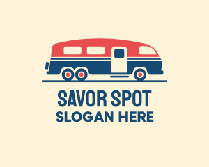 Hip Trailer Camper Van logo design