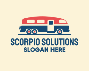 Hip Trailer Camper Van logo design