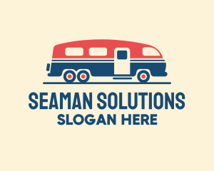 Hip Trailer Camper Van logo design