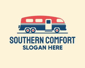 Hip Trailer Camper Van logo design