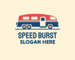 Hip Trailer Camper Van logo design