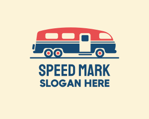 Hip Trailer Camper Van logo design