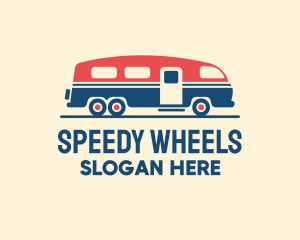 Van - Hip Trailer Camper Van logo design