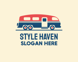 Hip Trailer Camper Van logo design