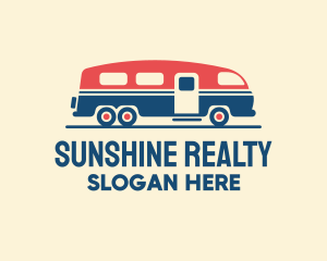 Hip Trailer Camper Van logo design