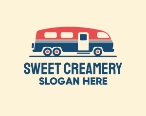 Hip Trailer Camper Van logo design