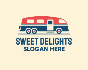 Hip Trailer Camper Van logo design