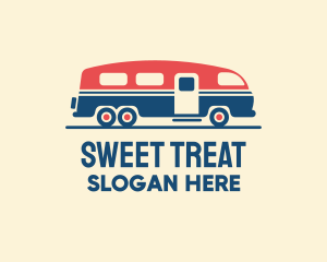 Hip Trailer Camper Van logo design