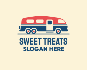 Hip Trailer Camper Van logo design