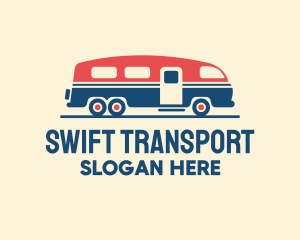 Hip Trailer Camper Van logo design