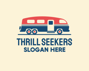 Hip Trailer Camper Van logo design