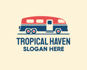 Hip Trailer Camper Van logo design