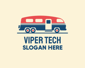 Hip Trailer Camper Van logo design