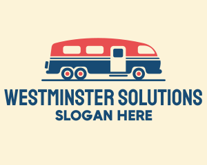 Hip Trailer Camper Van logo design