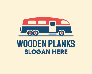 Hip Trailer Camper Van logo design