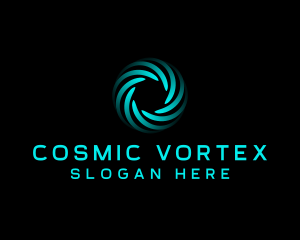 Whirl Vortex Tech logo design