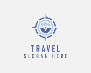 Mountain Compass Traveler logo design
