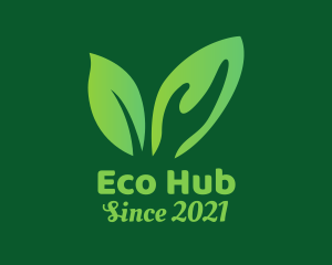 Environmental Leaf Garden  logo design